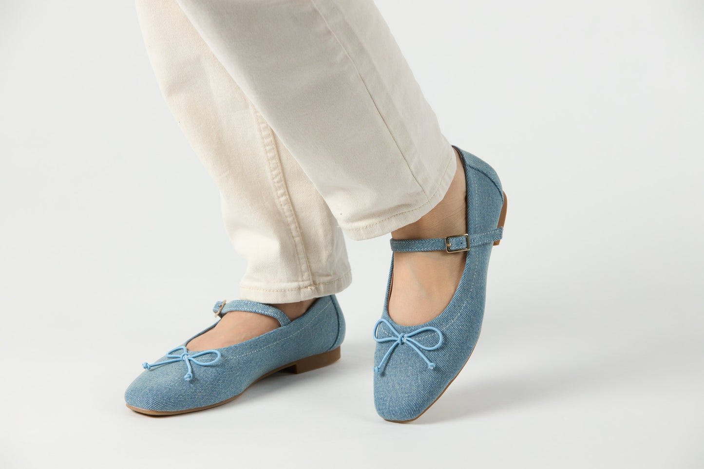 Geneva MJ Denim Flats
