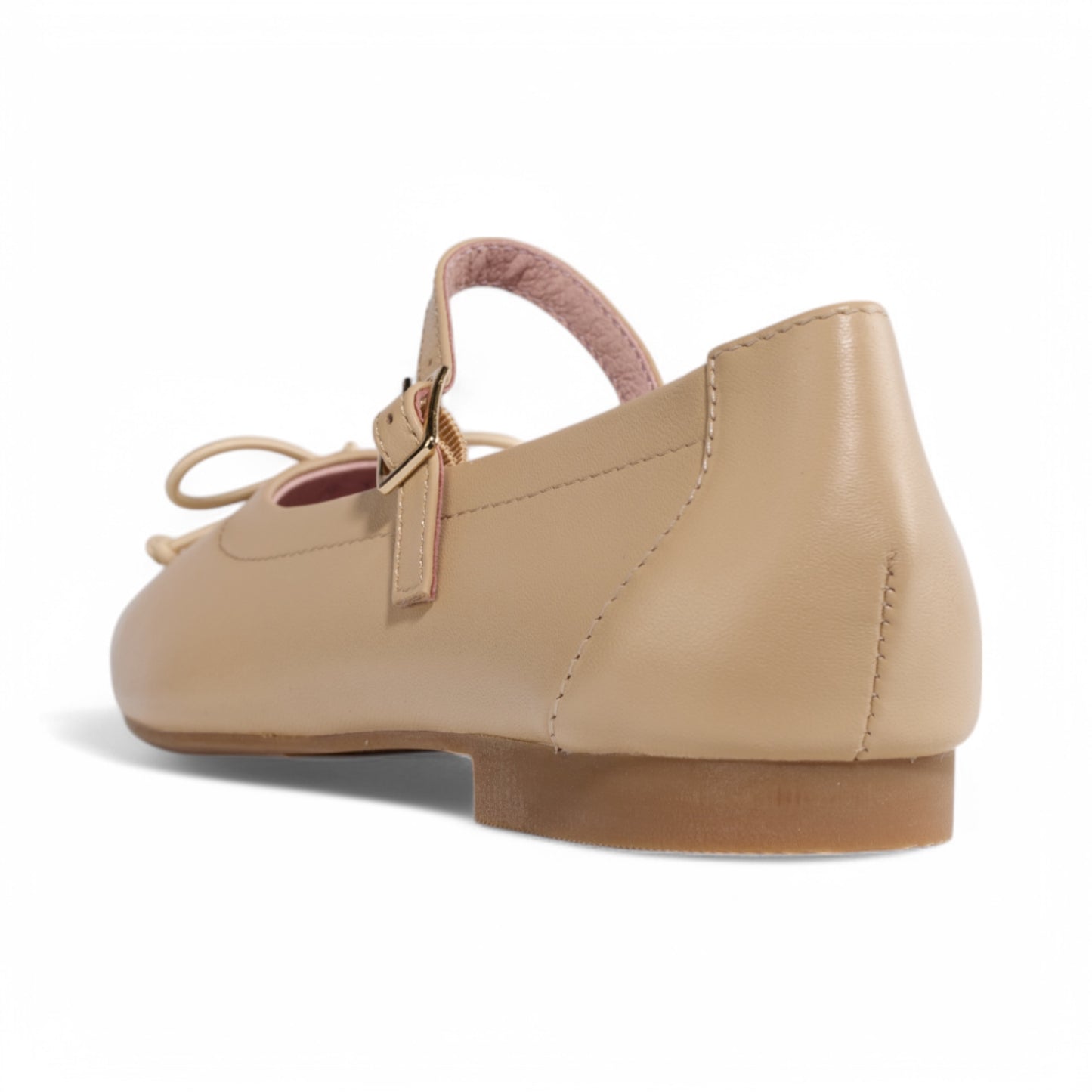 Geneva MJ Ecru Beige Flats