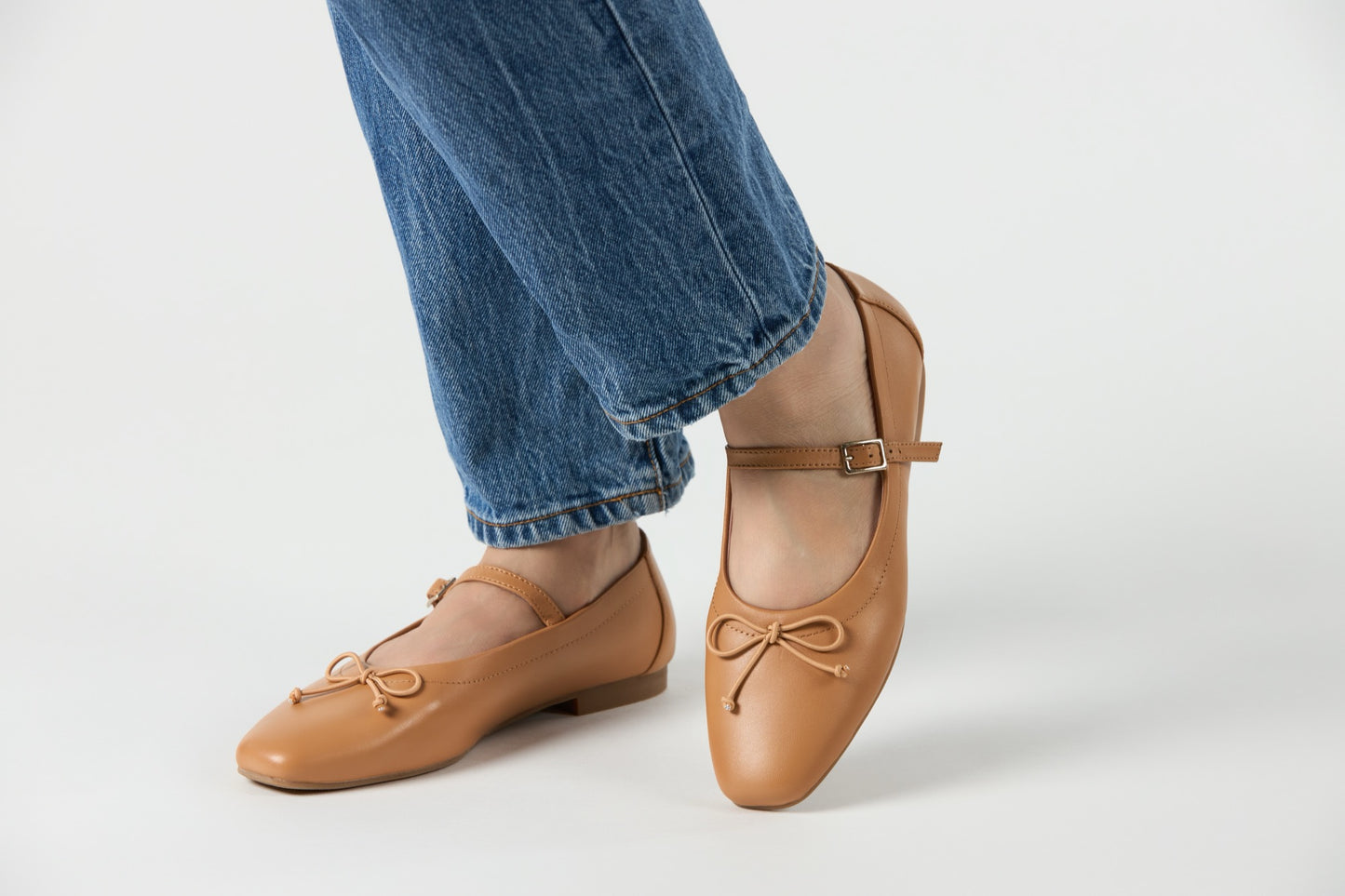 Geneva MJ Summer Tan Flats