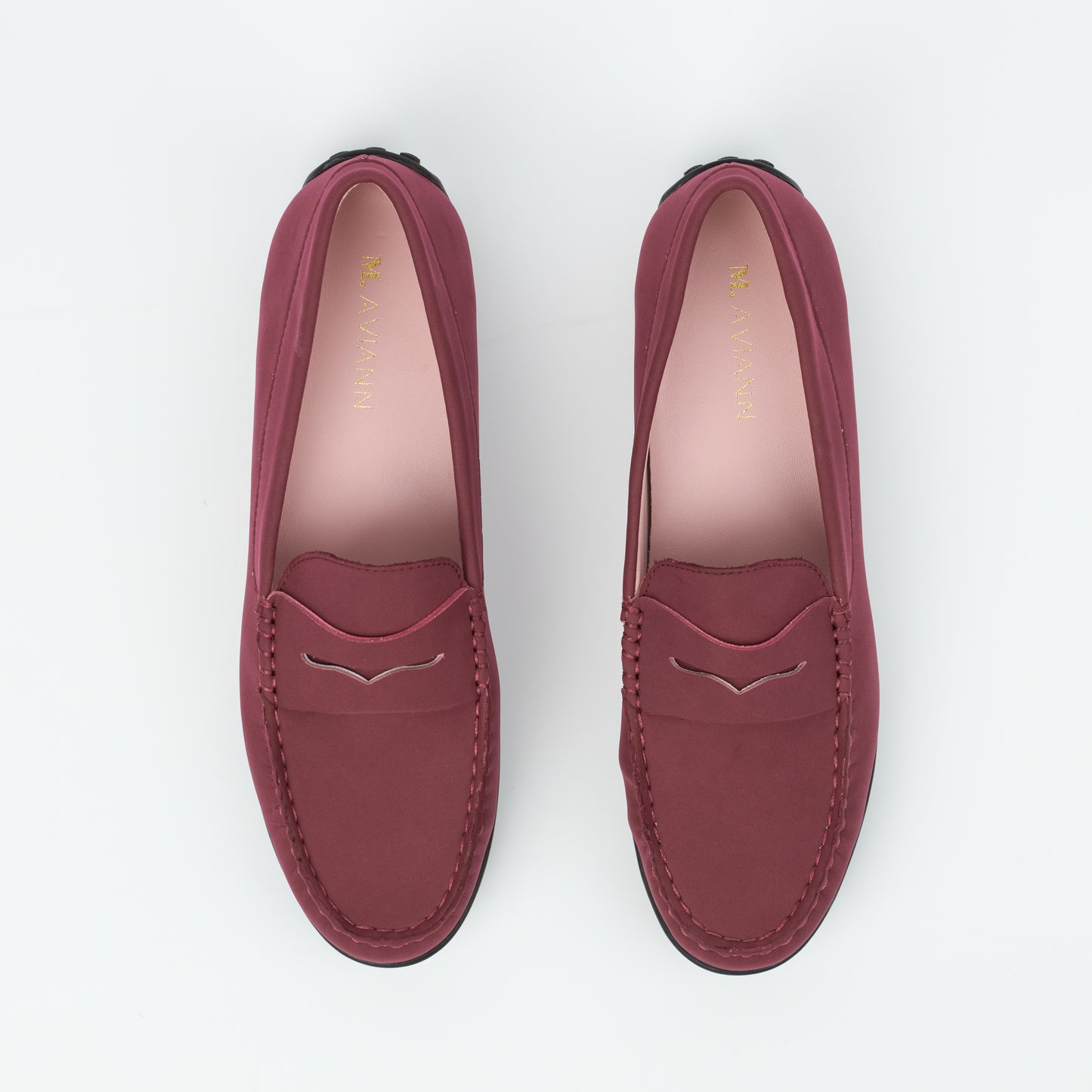 Madrid Burgundy Nubuck Driver Mocassin