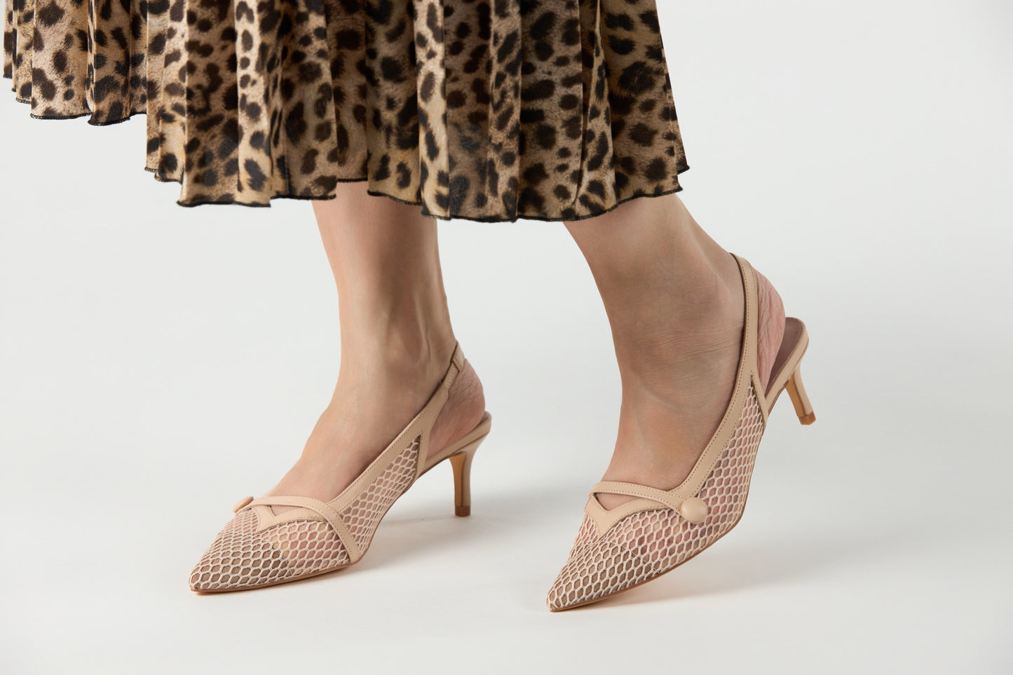 Manila Ecru Beige Mesh Net