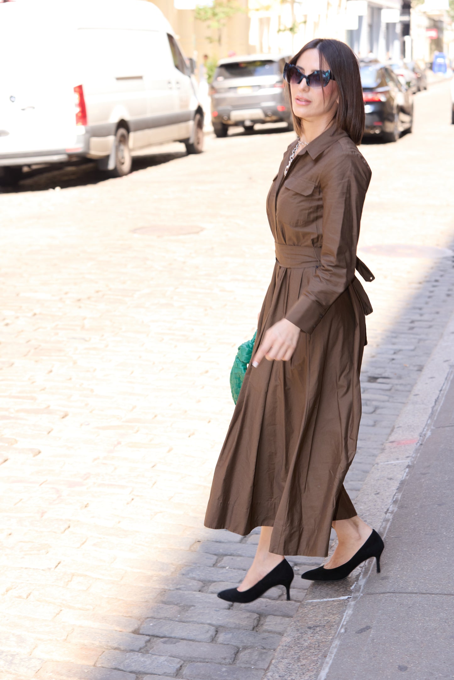 Paris Suede Heels Black