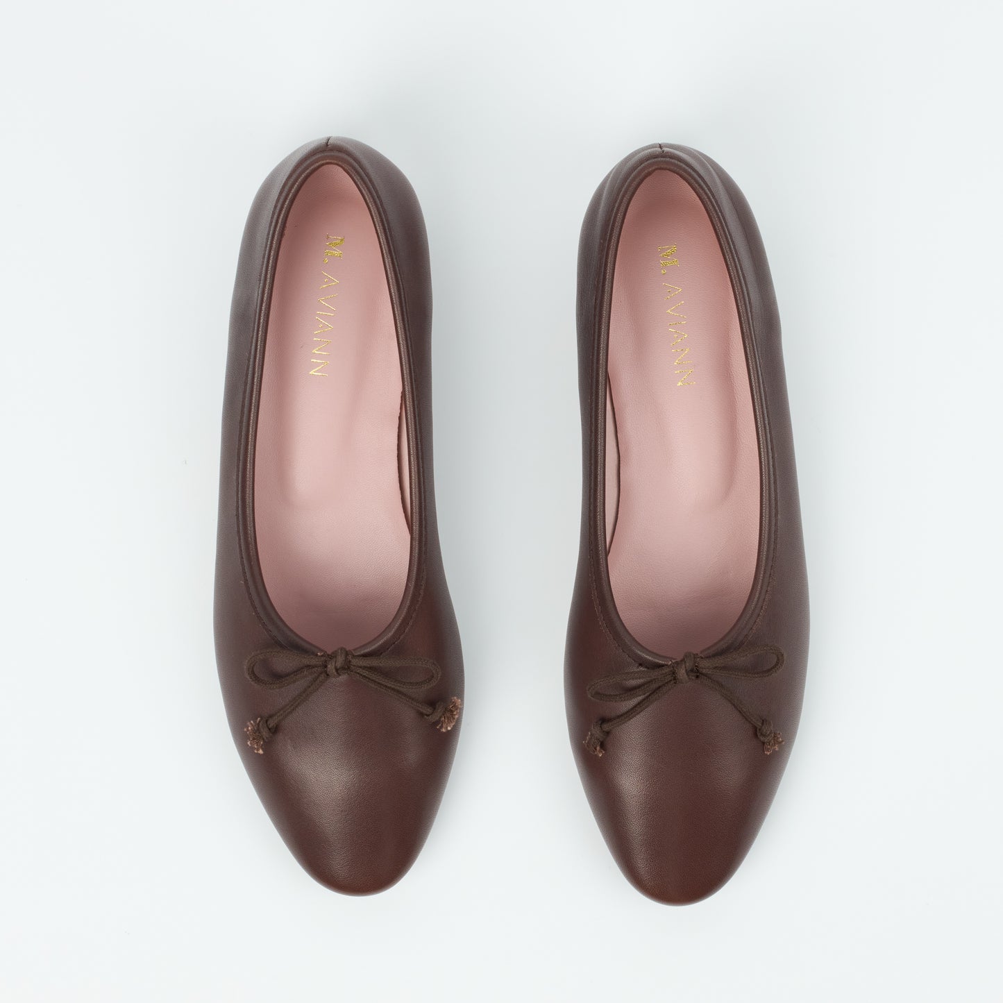 Roma Brown Elegant Leather Flat