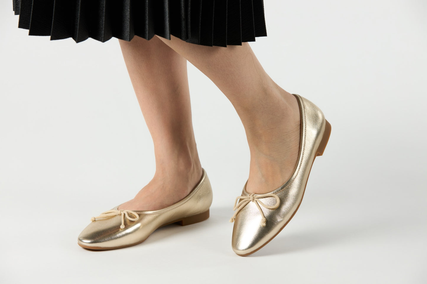 Venice Flats Gold Metallic
