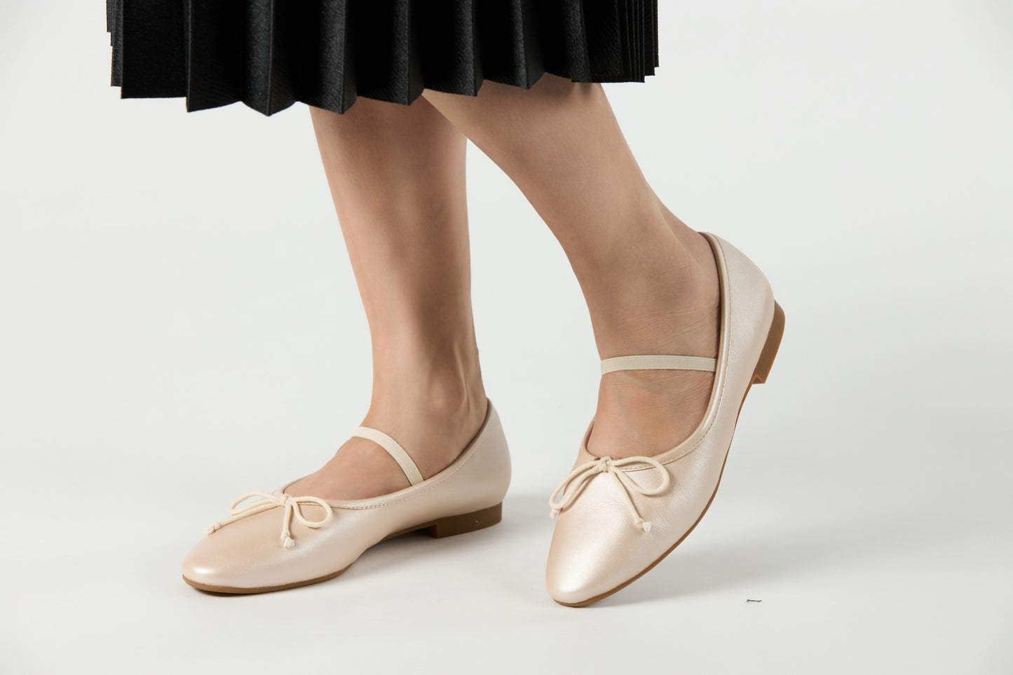 Venice MJ Pearl Metallic Flats