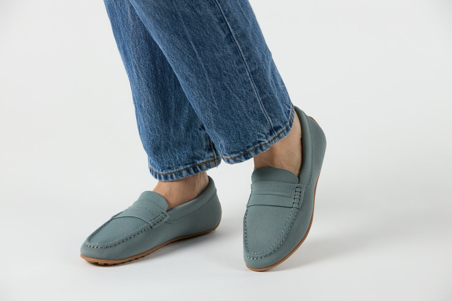 Madrid LT Grey Flyknit Loafers