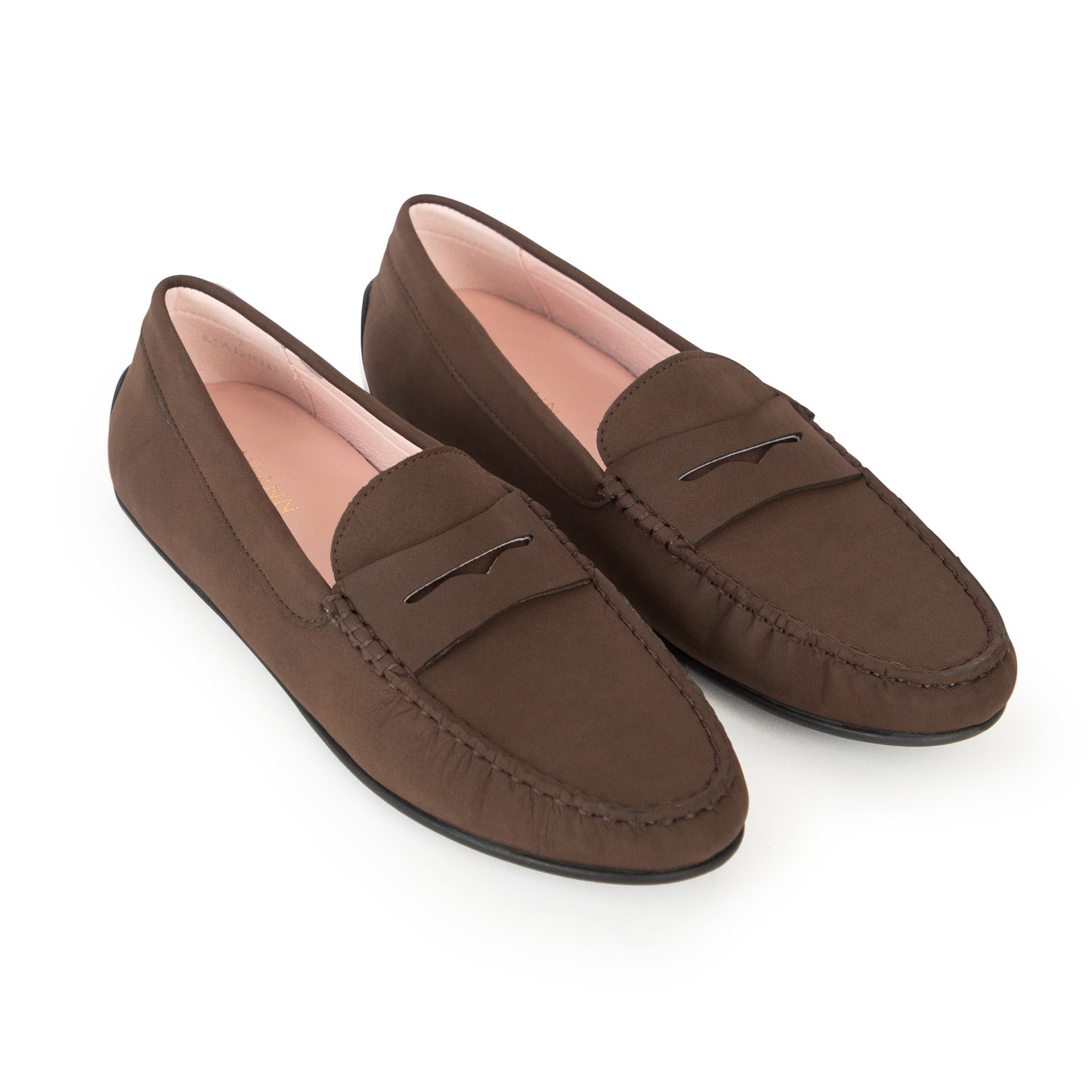Madrid Brown Nubuck Driver Mocassin