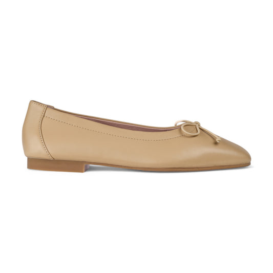 Geneva Ecru Beige Flats