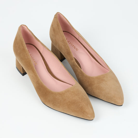 Lisbon Desert Suede Heels