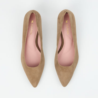 Lisbon Desert Suede Heels