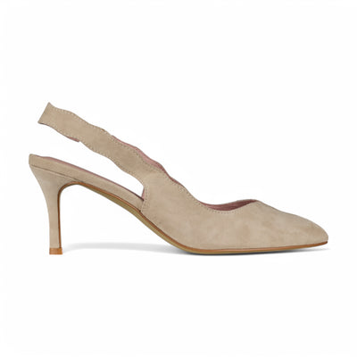 Madison Stone Beige Heels