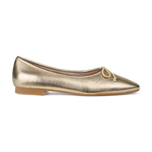 Venice Flats Gold Metallic