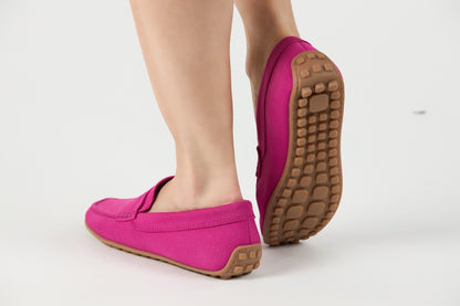Madrid Fuchsia Flyknit Loafers